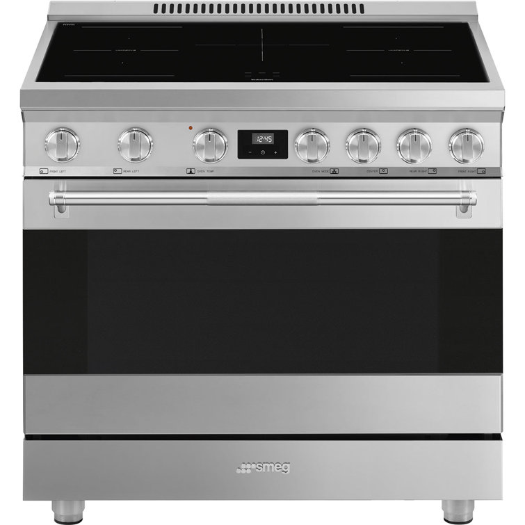 SMEG 36" Professional Induction Range Wayfair